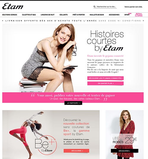 promo etam lingerie